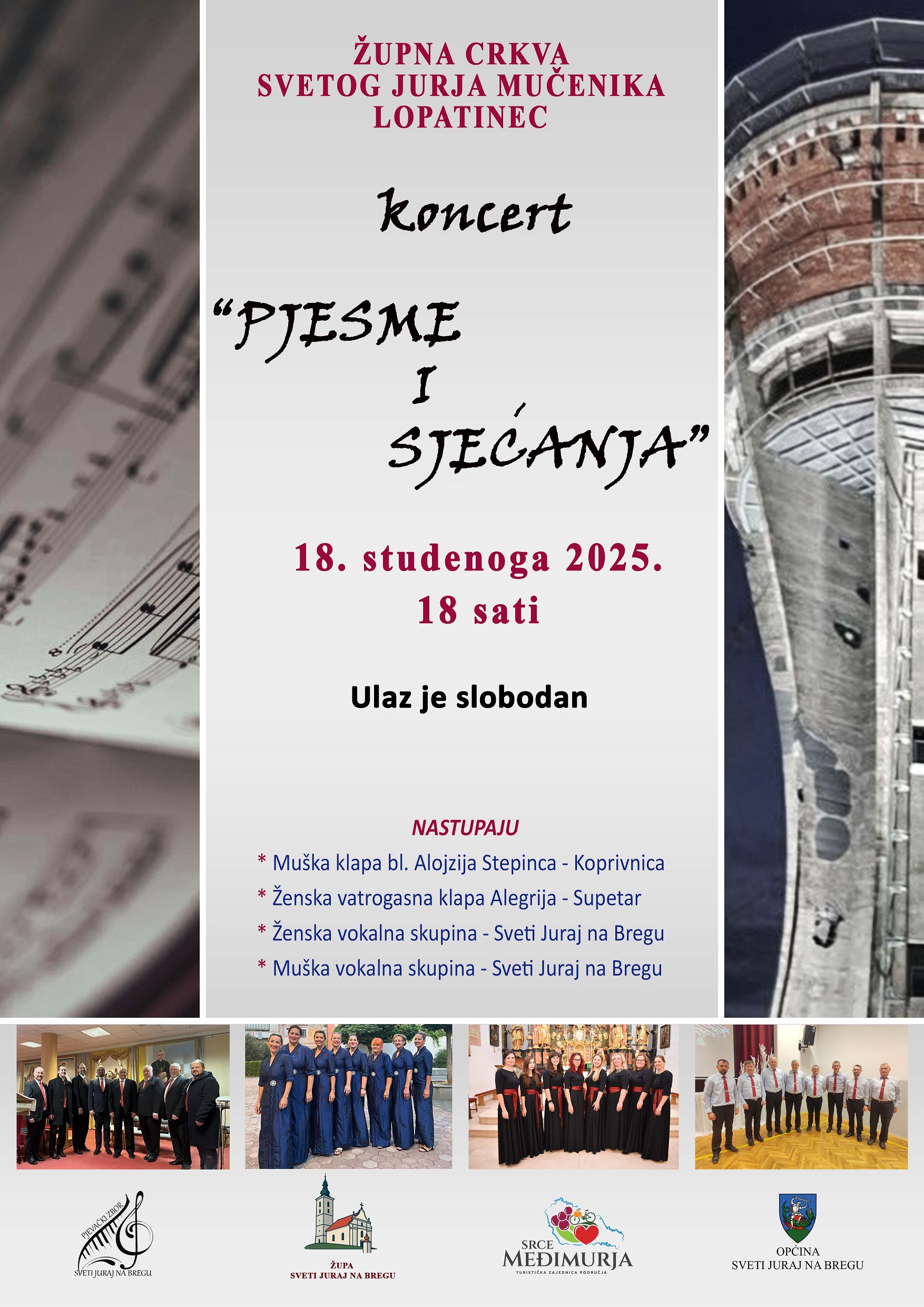 Koncert “Pjesme i sjećanja”
